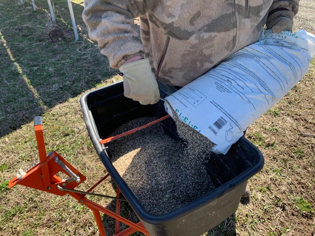 Add fertilizer to the soil to add nutirients.