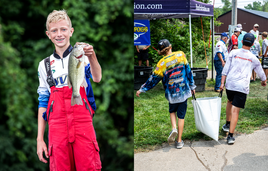 Keeper bass and bringing fish to the weigh-in