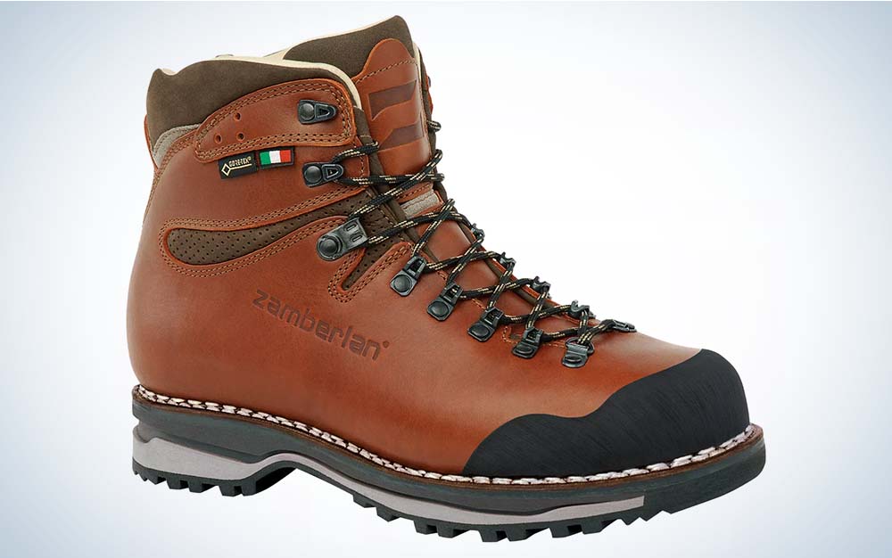 A brown best hiking boot