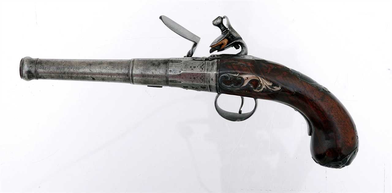 The Queen Anne pistol.