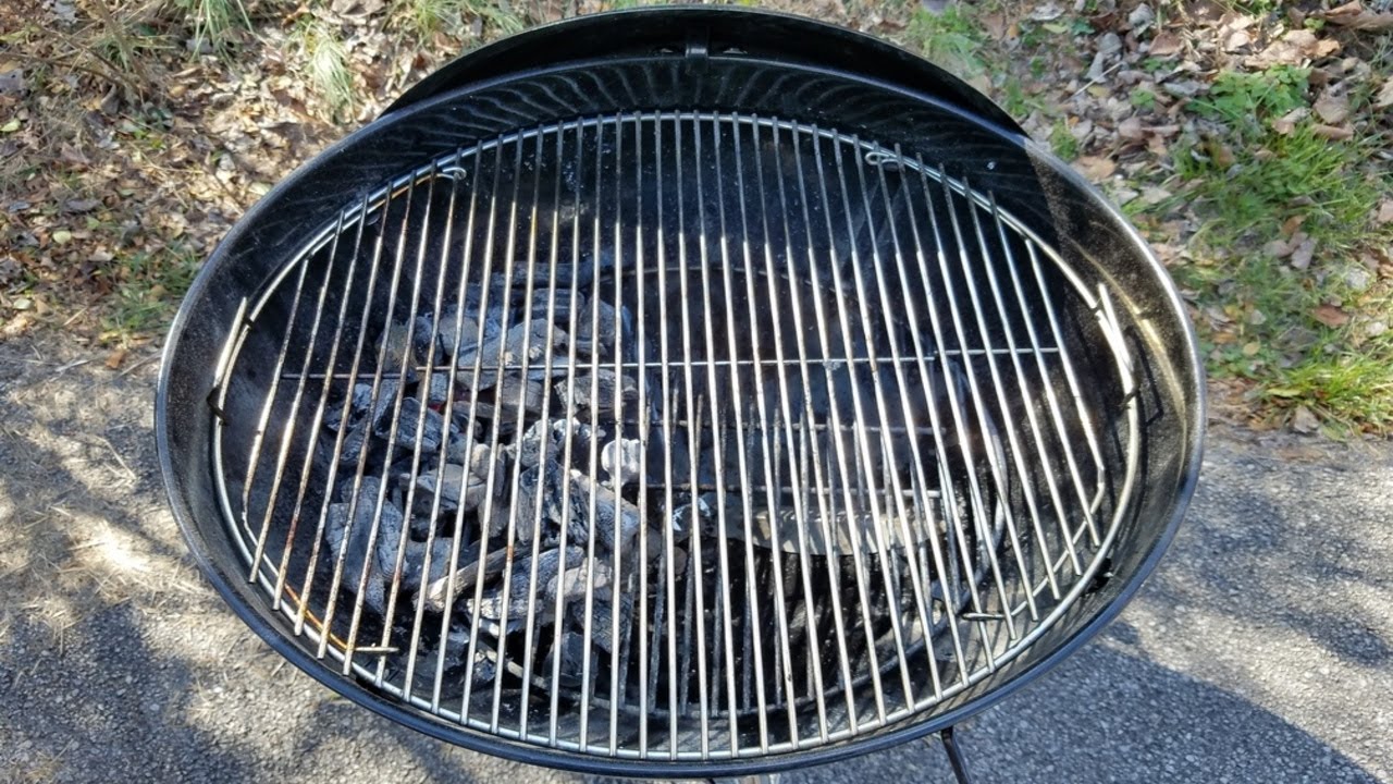how to use charcoal grill