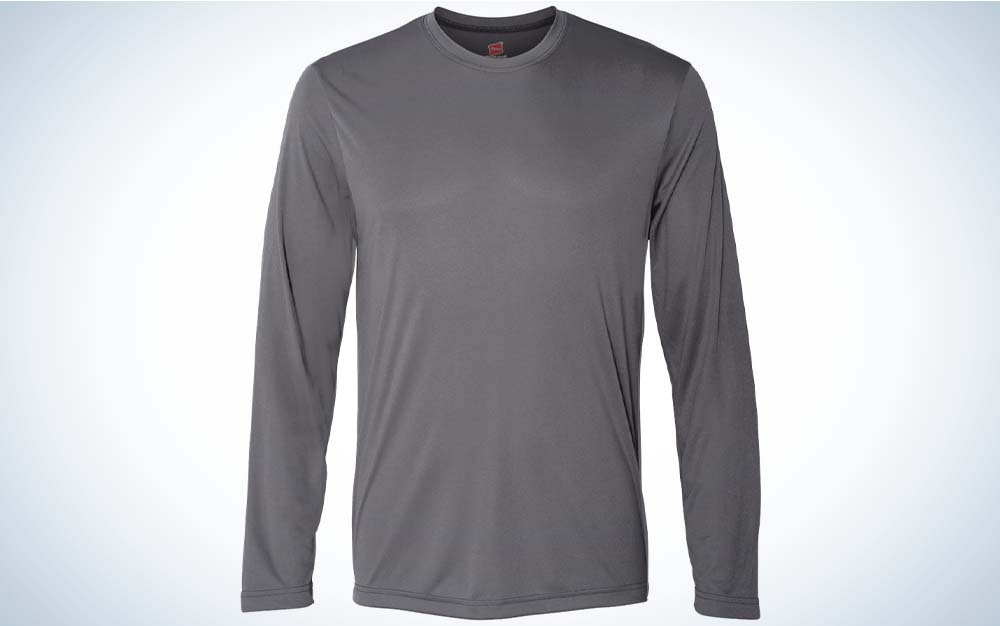 Hanes long sleeve cool dri shirt