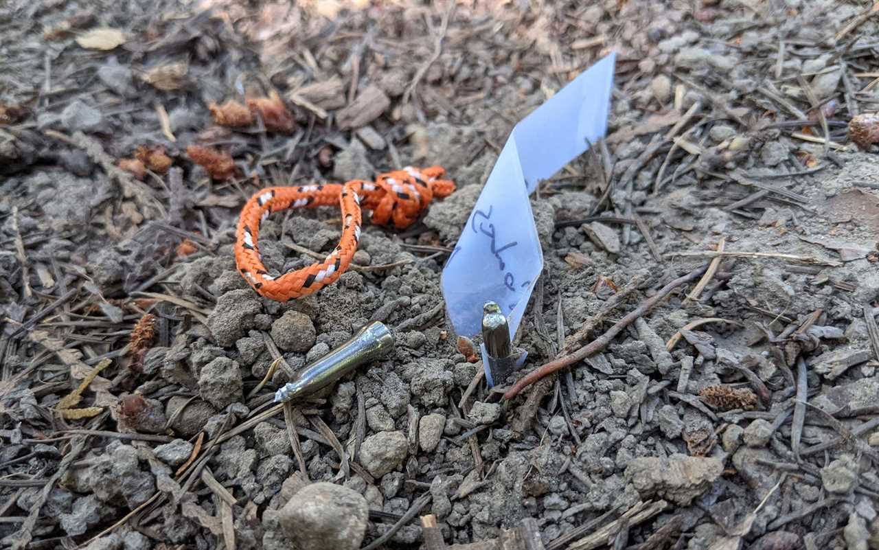 Pulling up a broken tent stake without a pull loop took longer than I expected.