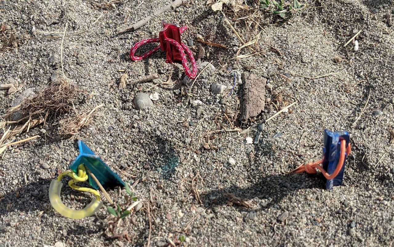 Even in sand, the three finalists had great holding power.