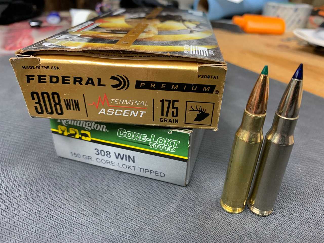 Federal Premium Terminal Ascent and Remington Core-Lokt Tipped loads