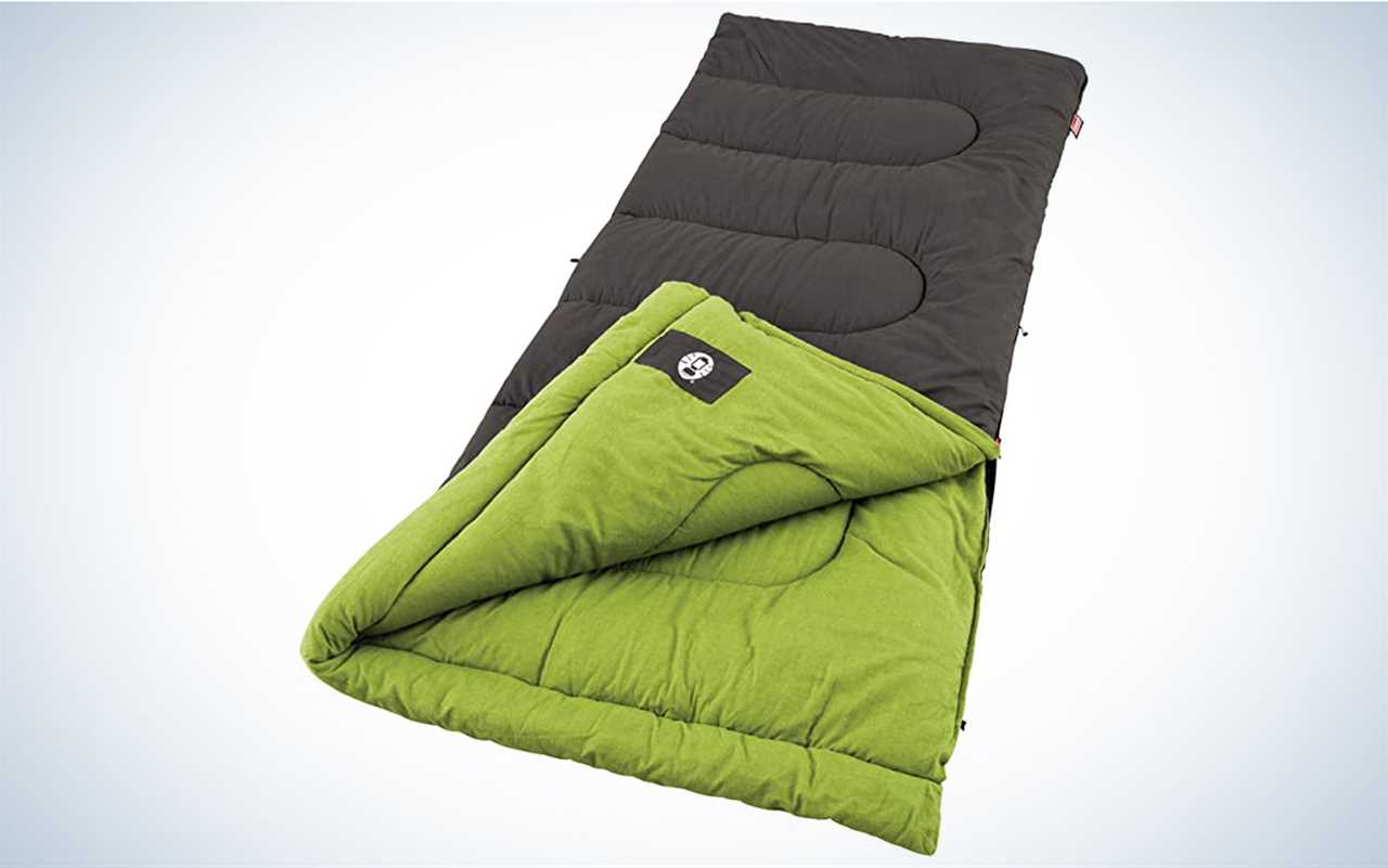 The Harbor sleeping bag is rated to 40 degrees.