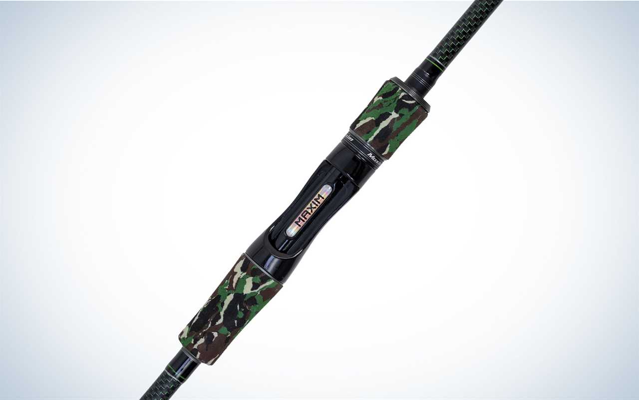 The Phenix Maxim 7 feet 7 inches Medium is the best heavy drop shot rod.