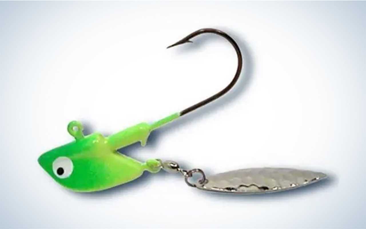 Patterson’s Reel Bait Original Flasher Jig, Short-Shank is one of the best ice fishing lures for perch.