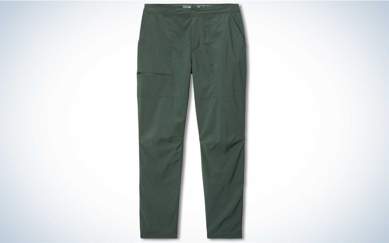 The Mountain Hardwear Trail Senders are the best lightweight hiking pants.