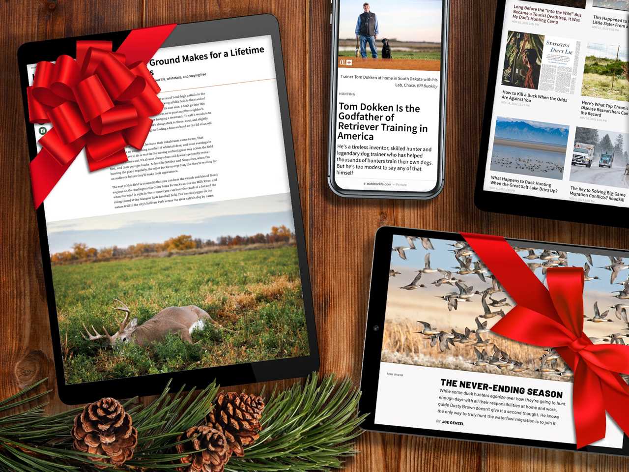 Outdoor Life+ is a great gift idea for hunters.