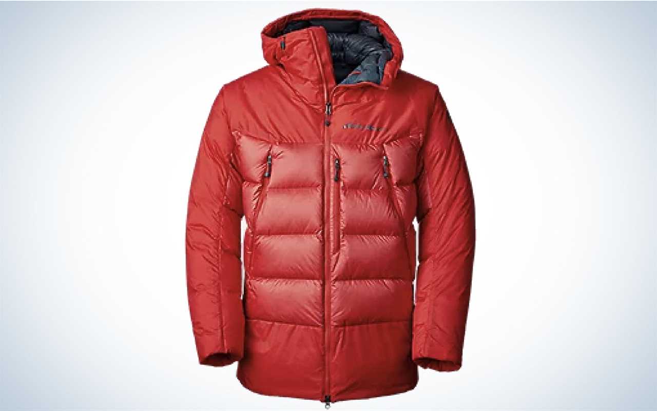 The Eddie Bauer Downclime is the best climbing parka.