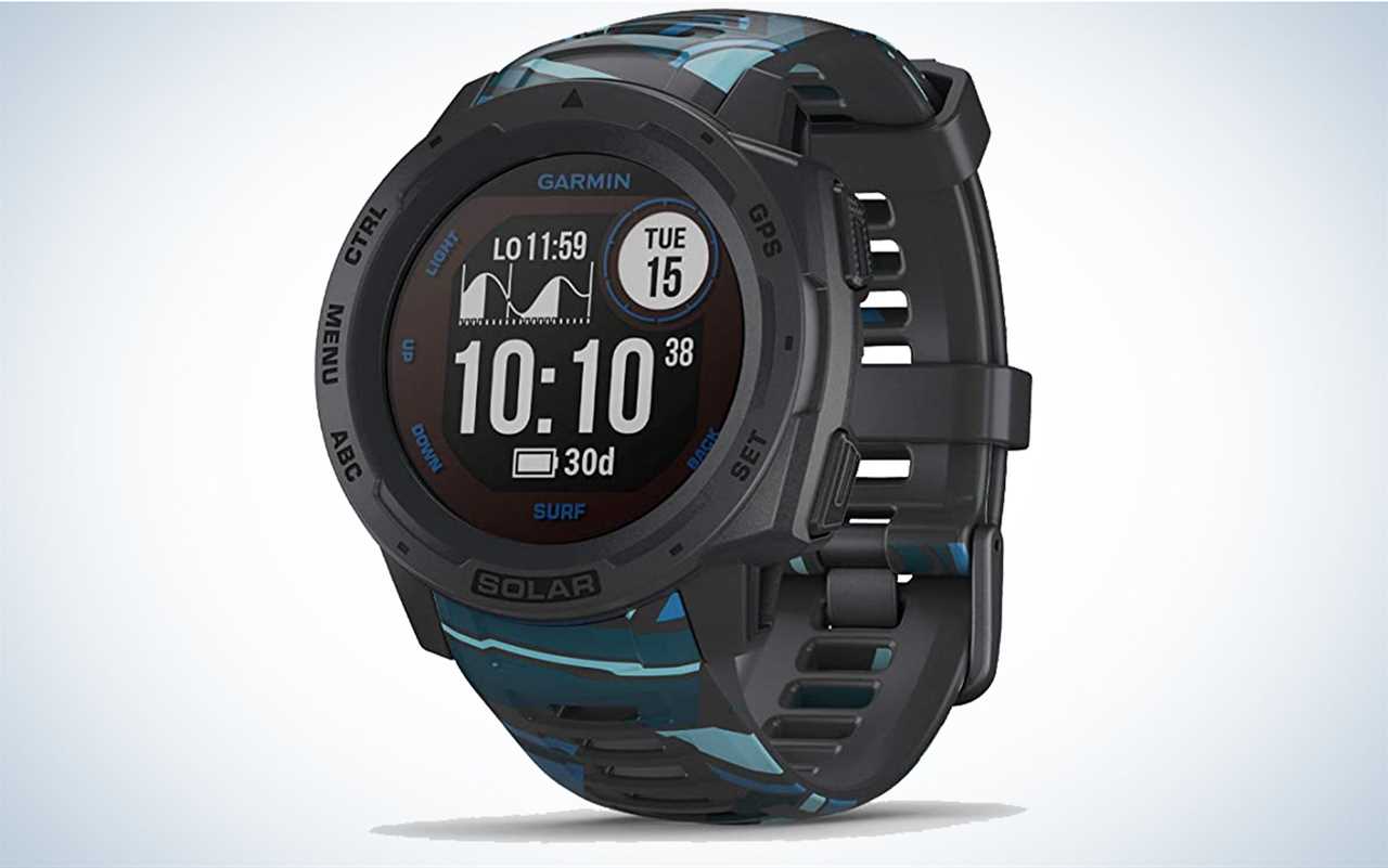 The Garmin Instinct Solar Surf is on sale.