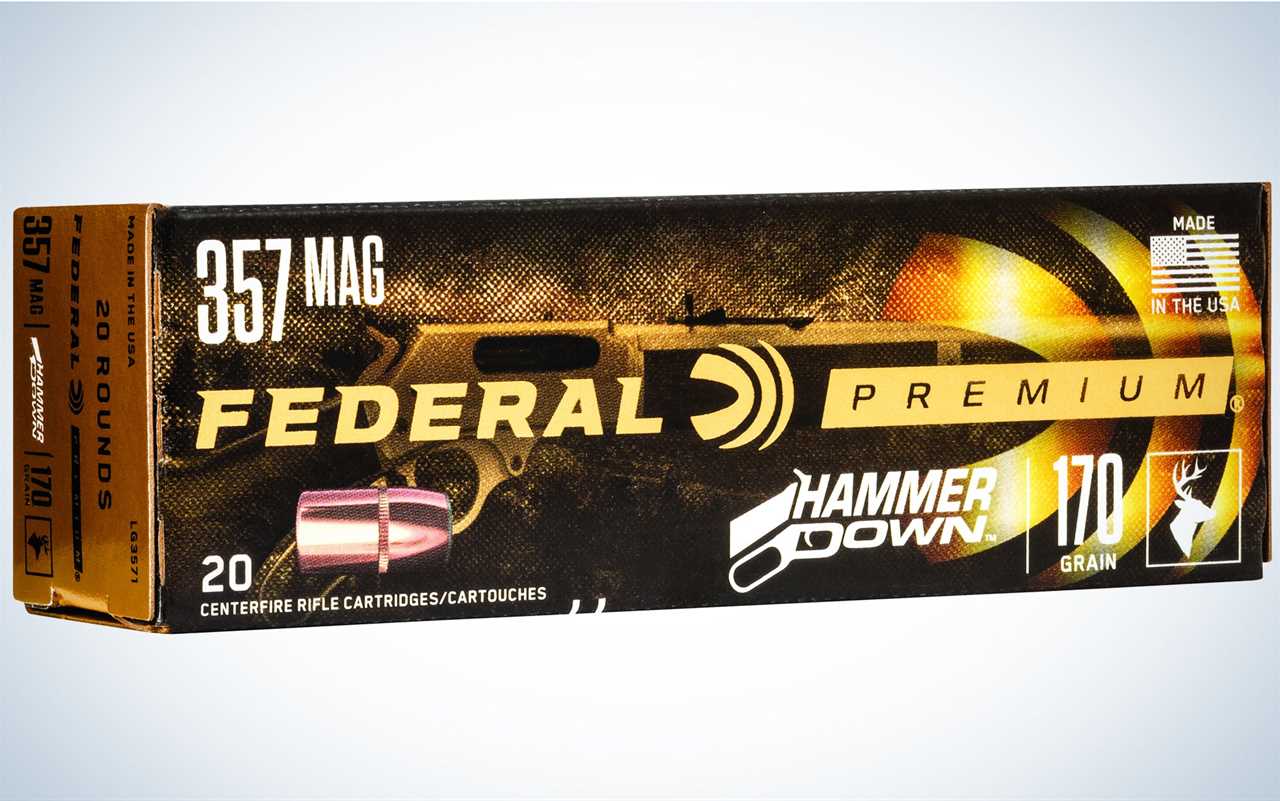 The Federal HammerDown .357 Magnum 170 Grain is best for hunting.