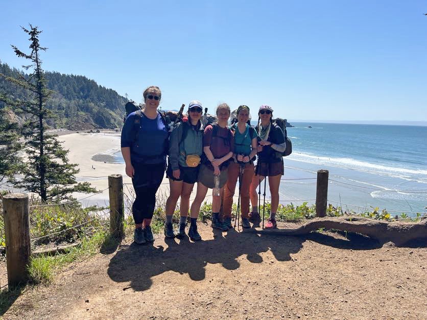 The testing crew, from left to right, Diana Helmuth, Jac âTop Shelfâ Mitchell, Laura âChop Chopâ Lancaster, Patrice âSteadyâ La Vigne, and Ashley Thess.