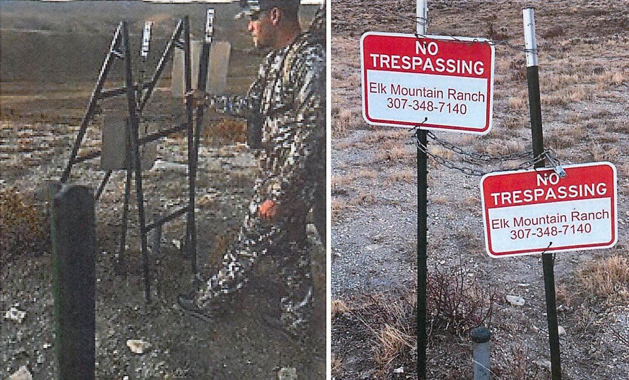 Corner crossing ruled legal in Wyoming.