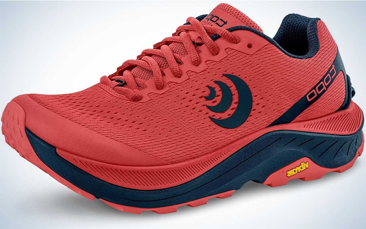 The Topo Ultraventure 3 is the best low drop shoe.