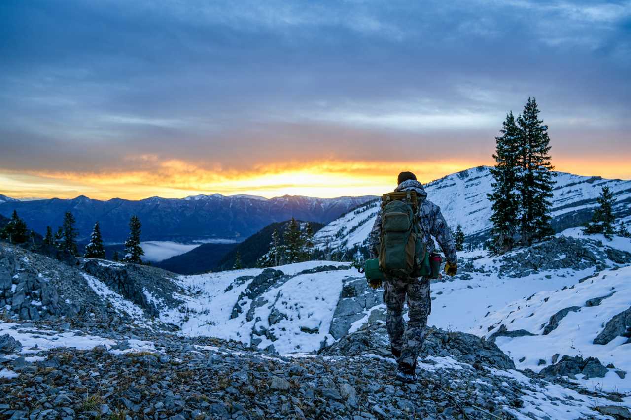 hunter at high altitude wyoming