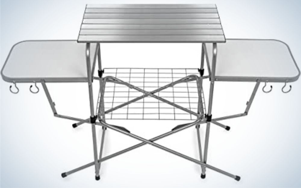 Camco Deluxe Folding Grill Table