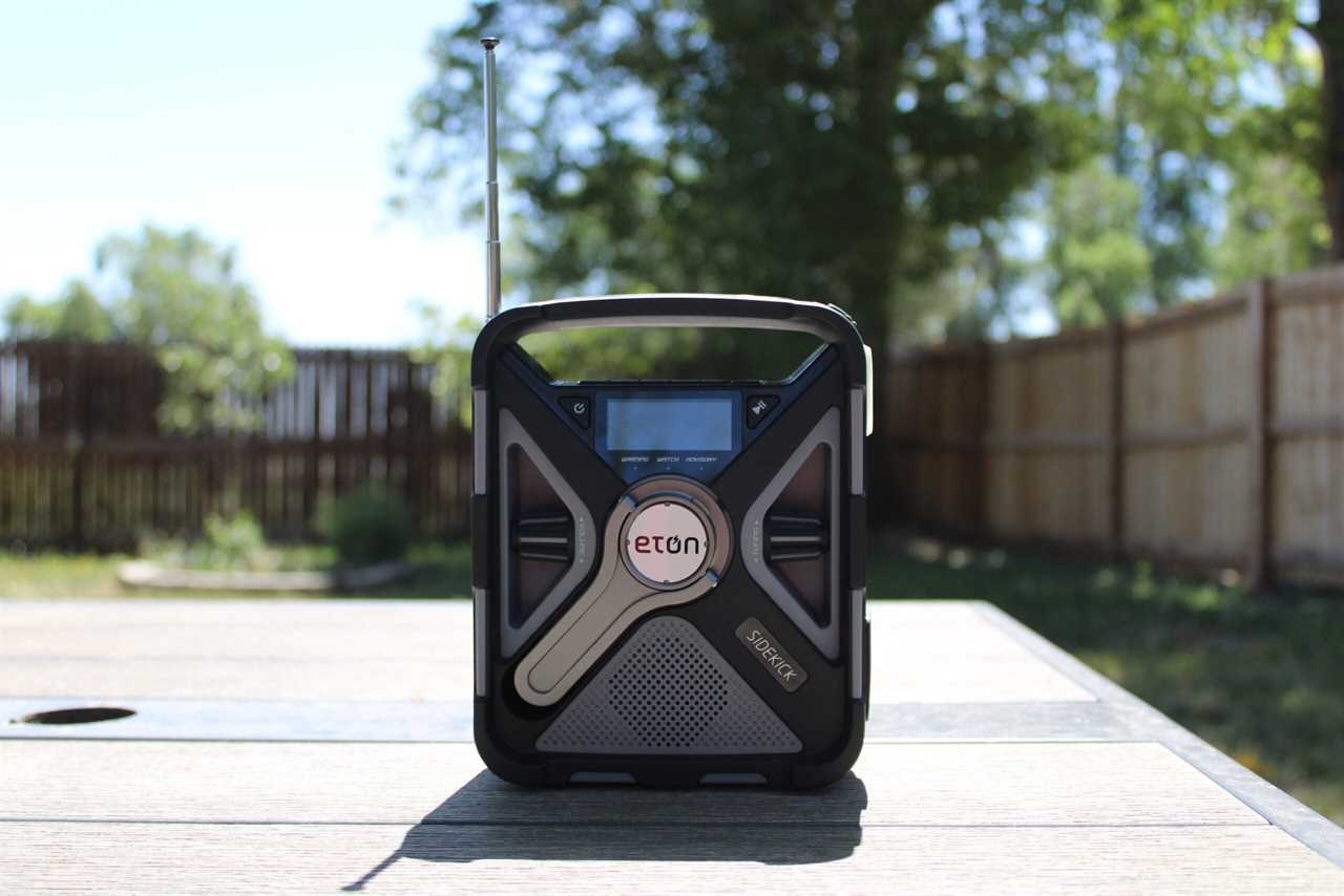 Eton Sidekick is the best emergency radio for preppers.