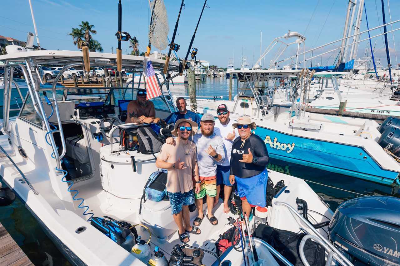 The Zookeeper team from the Destin lionfish derby.