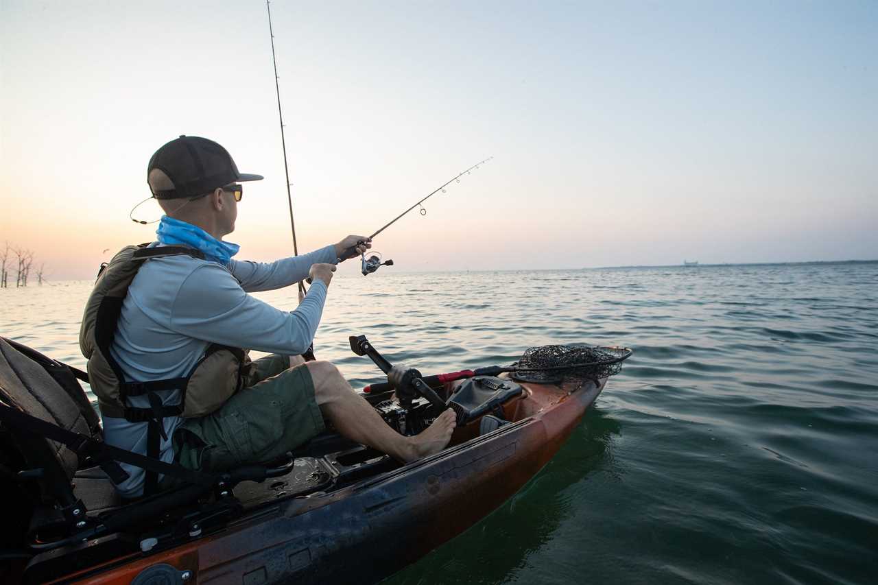 what to wear when kayaking angler fishing from kayak