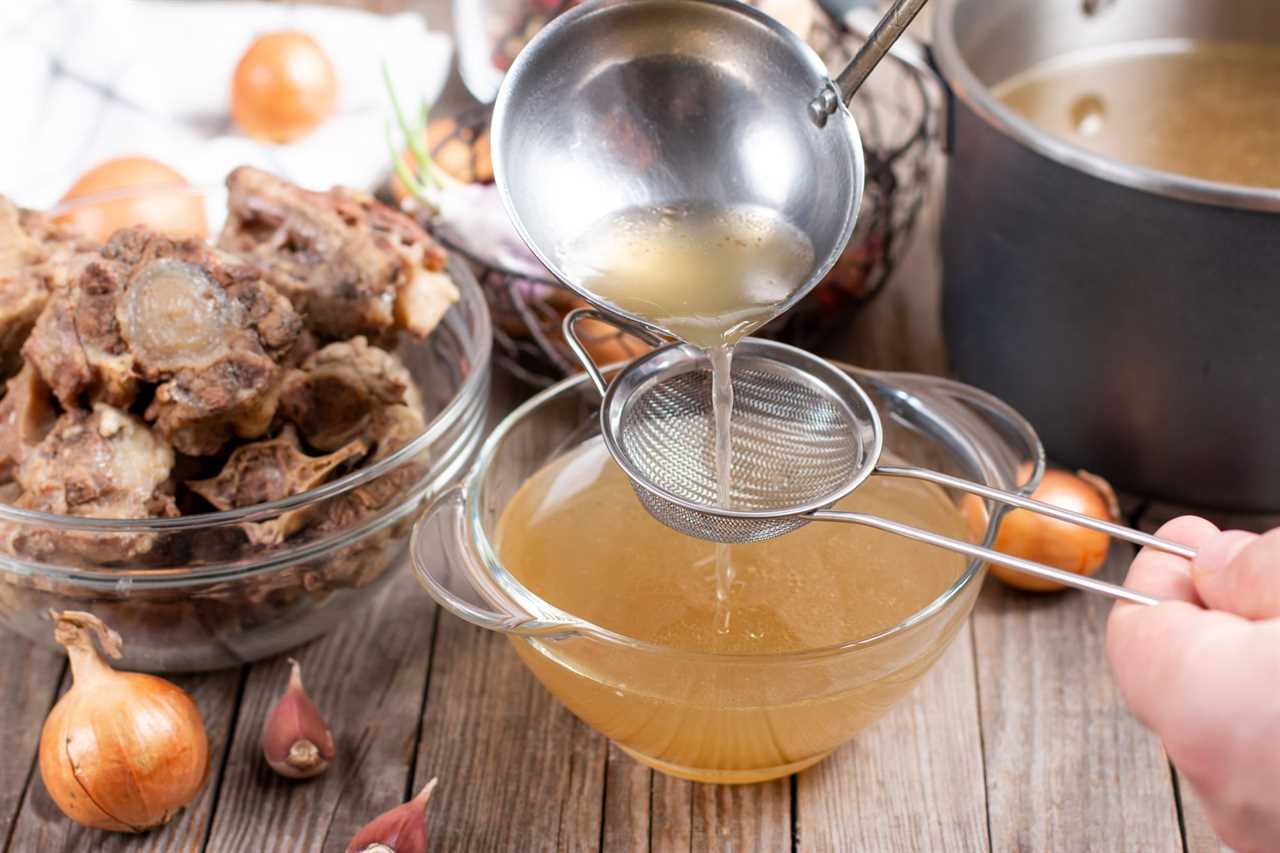 bone broth strainer