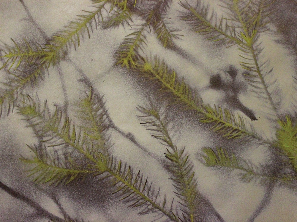 Spray paint camo pattern