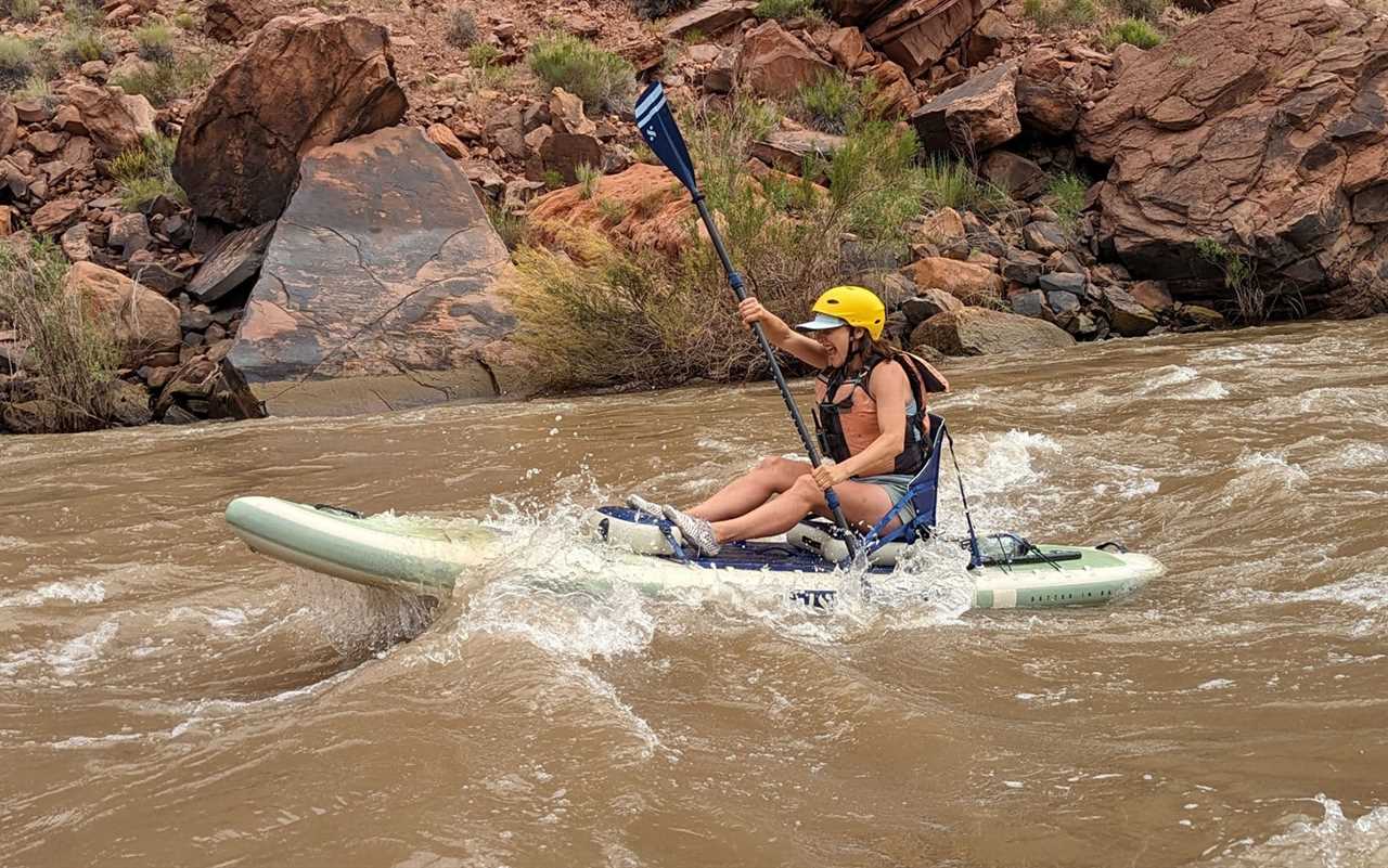 The stability of the Isle Switch made it a blast to ride through mild rapids on.