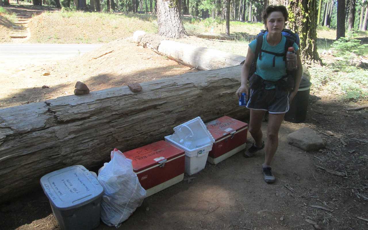 A simple can of coke (or a beer) can go a long way to lifting a thru-hikers spirits.