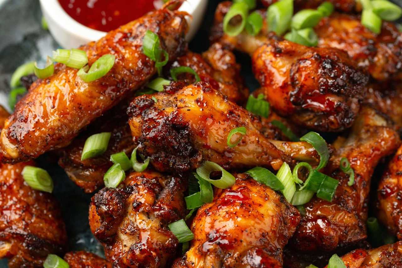 Hoisin Honey Wings up close