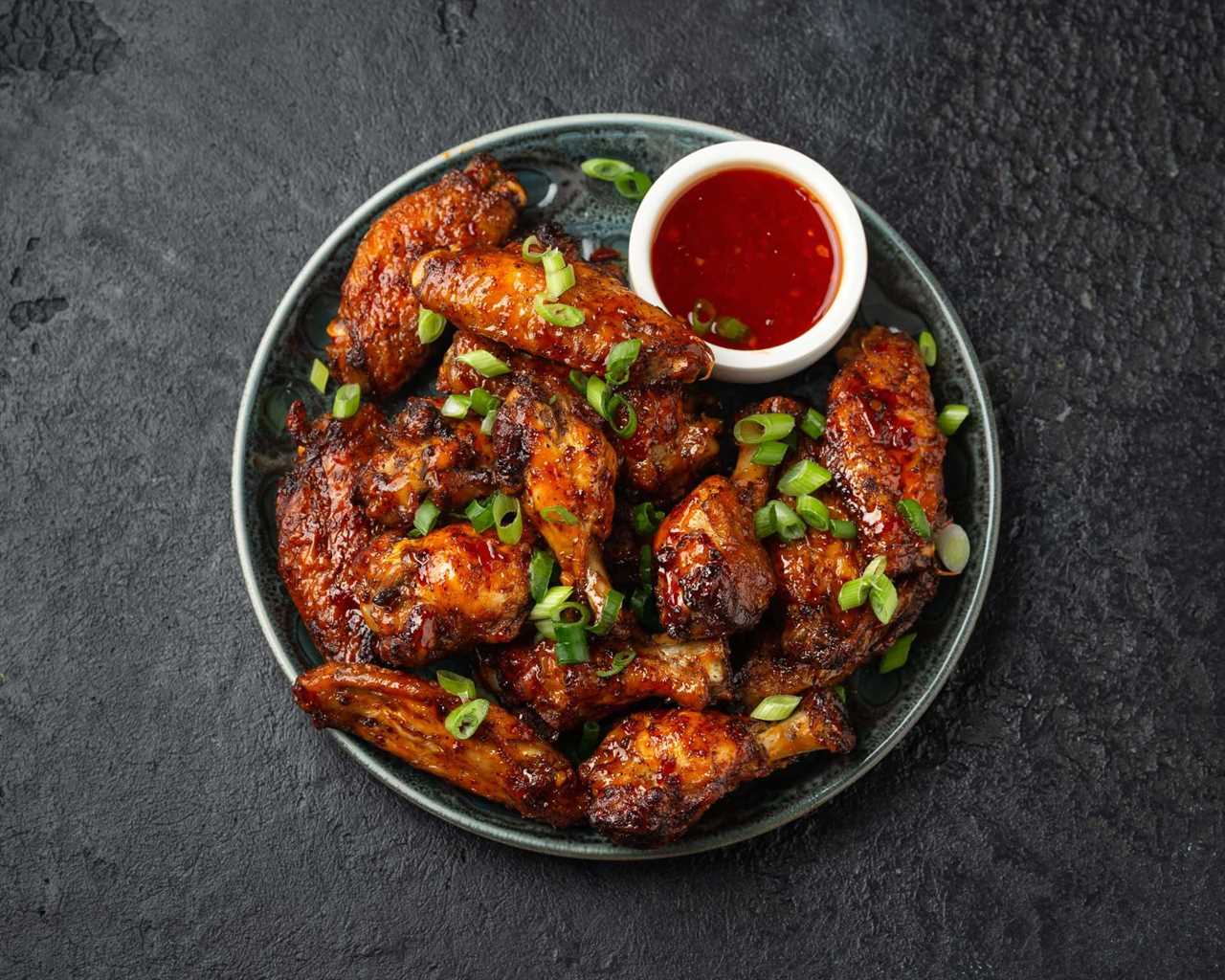 Hoisin Honey Wings in bowl