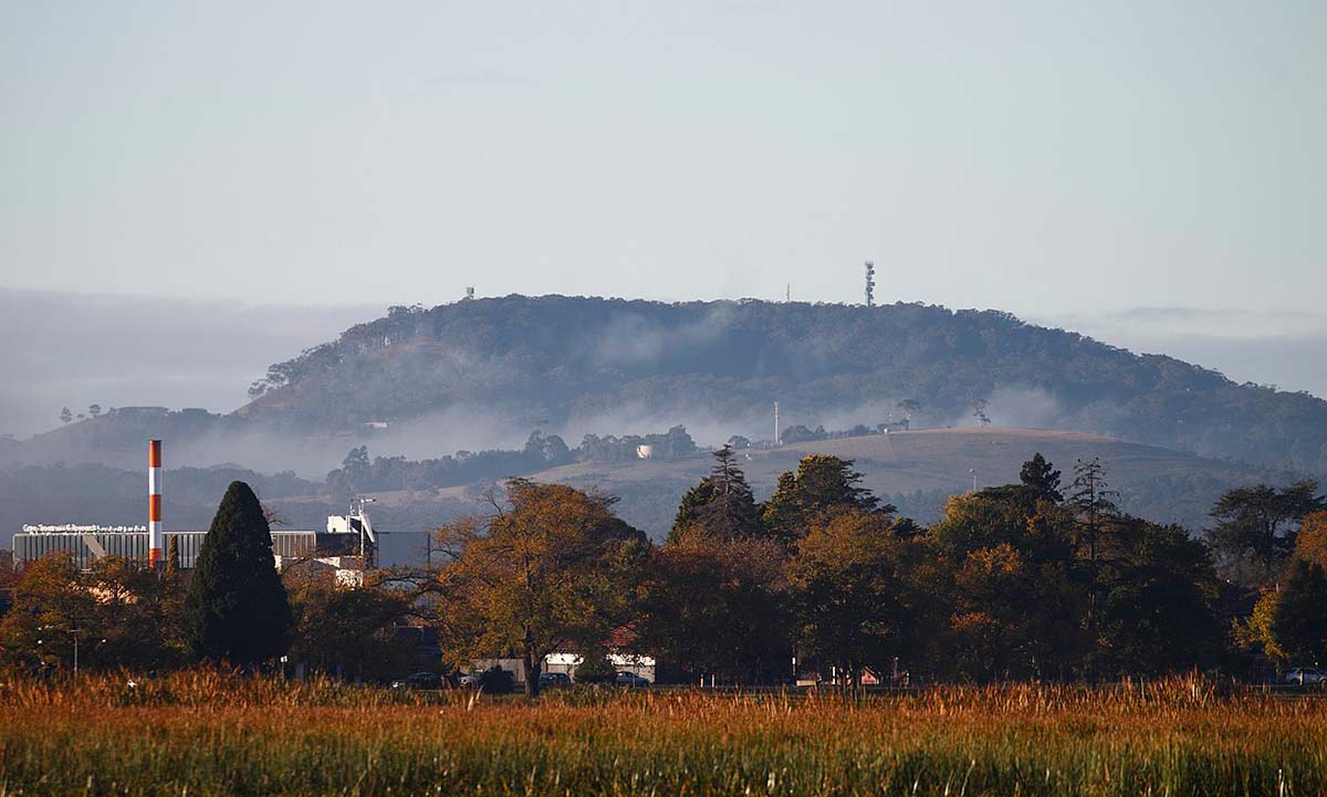 Mount Buninyong, near Ballarat, as seen from afar