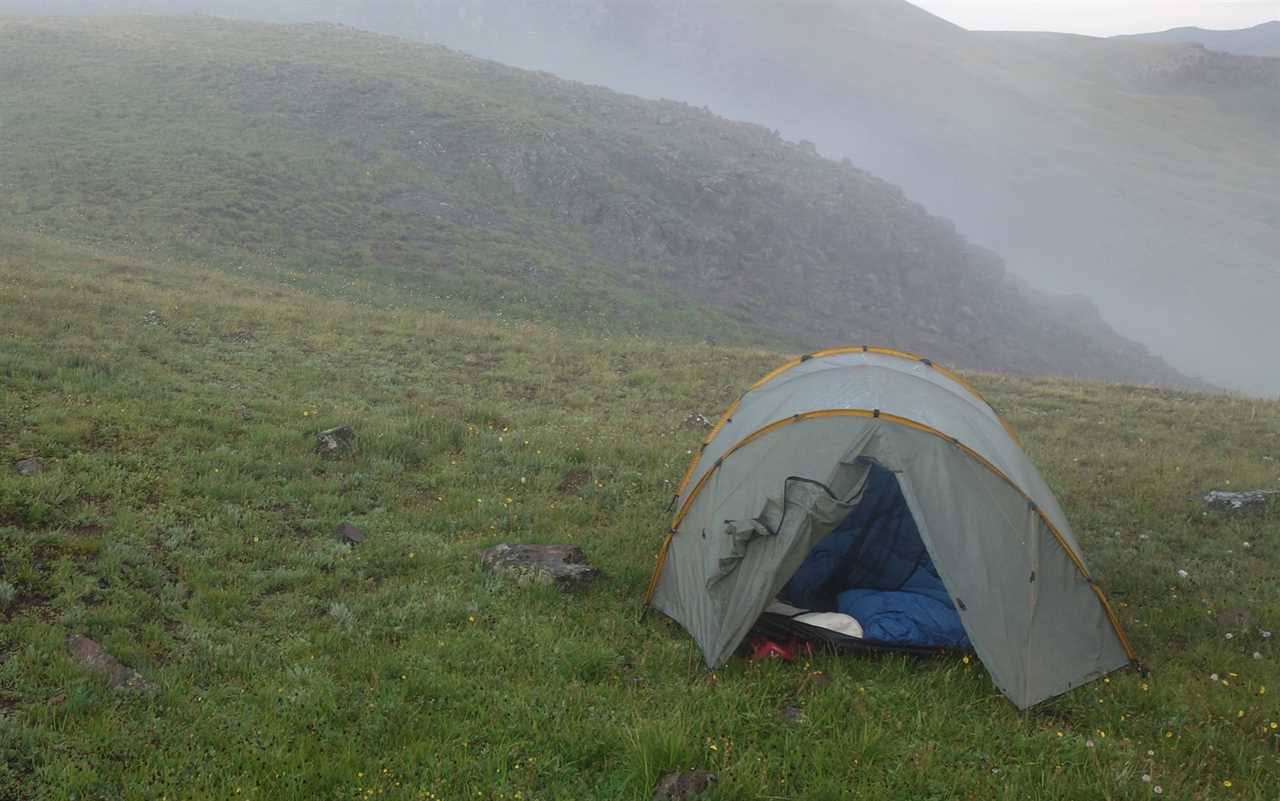 With down sleeping bags, you have to be prepared to protect it from the moistureâsometimes a lot of moistureâin your environment. 