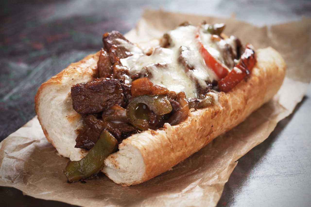 Blackstone Philly Cheesesteak Sandwiches