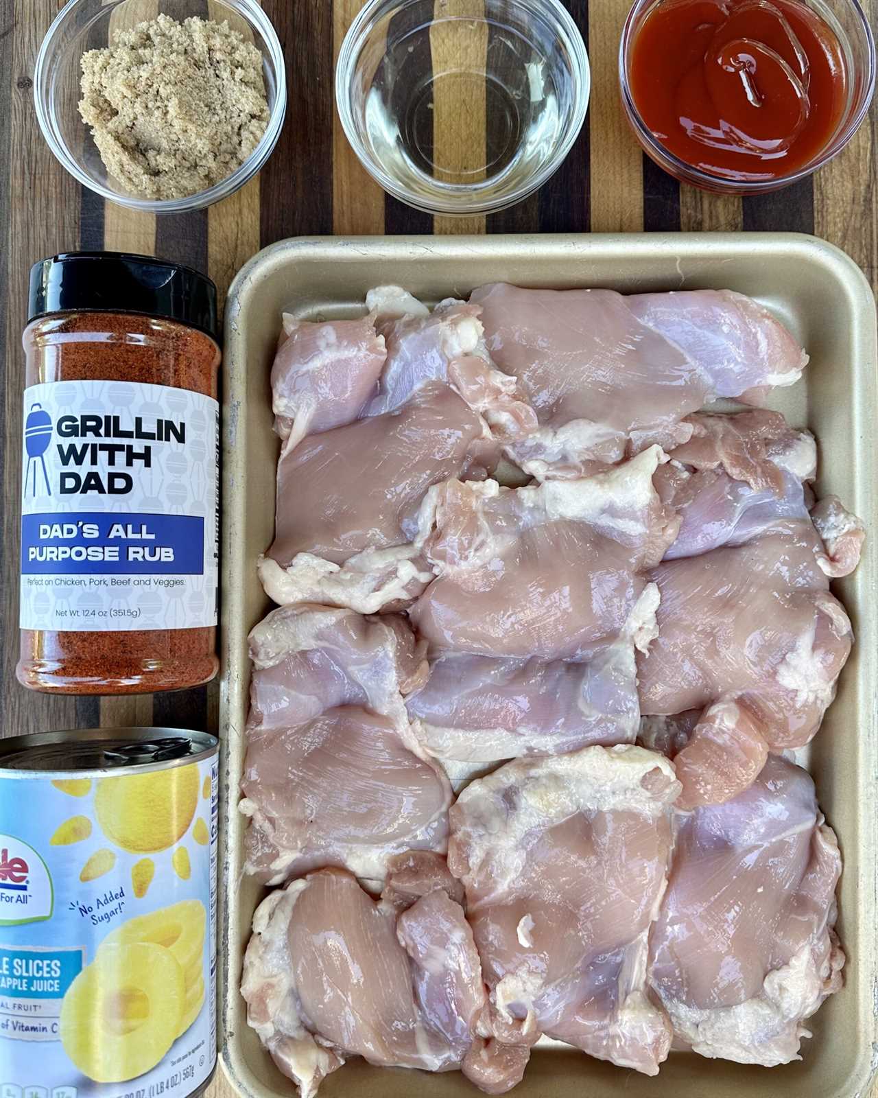 Huli Huli Chicken Skewer ingredients