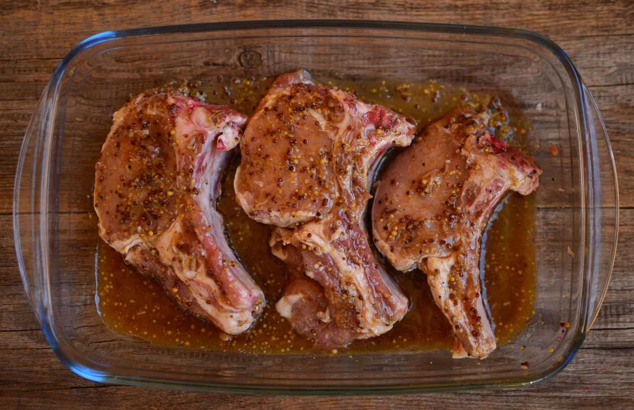 marinating pork chops