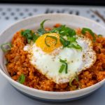 Kimchi Fried Rice on the LoCo Griddle