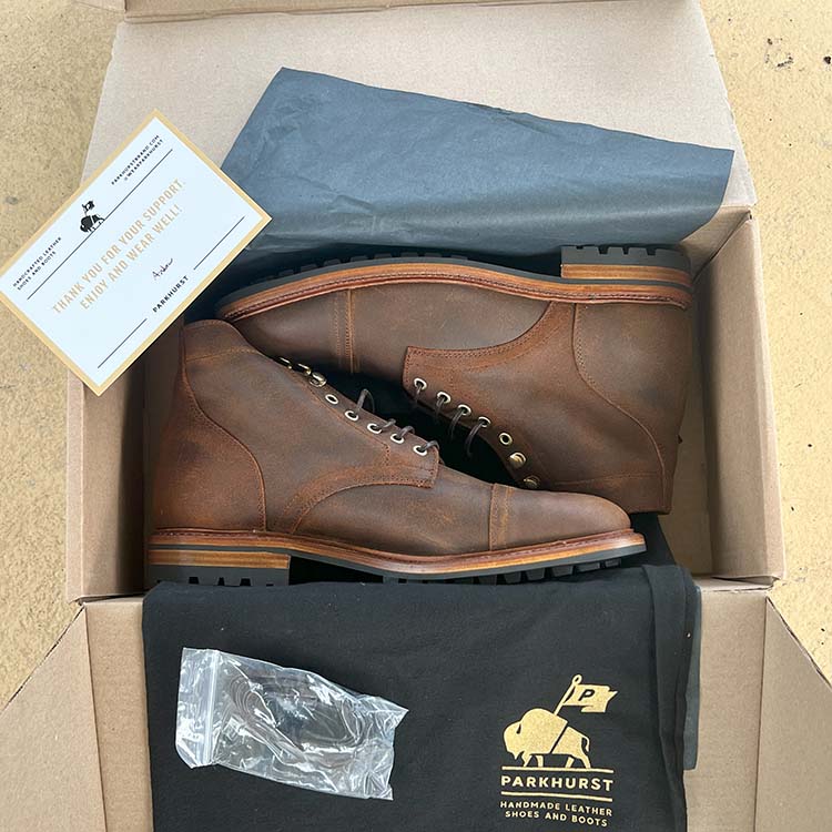 Parkhurst The Richmond Boots With Box & Accessories