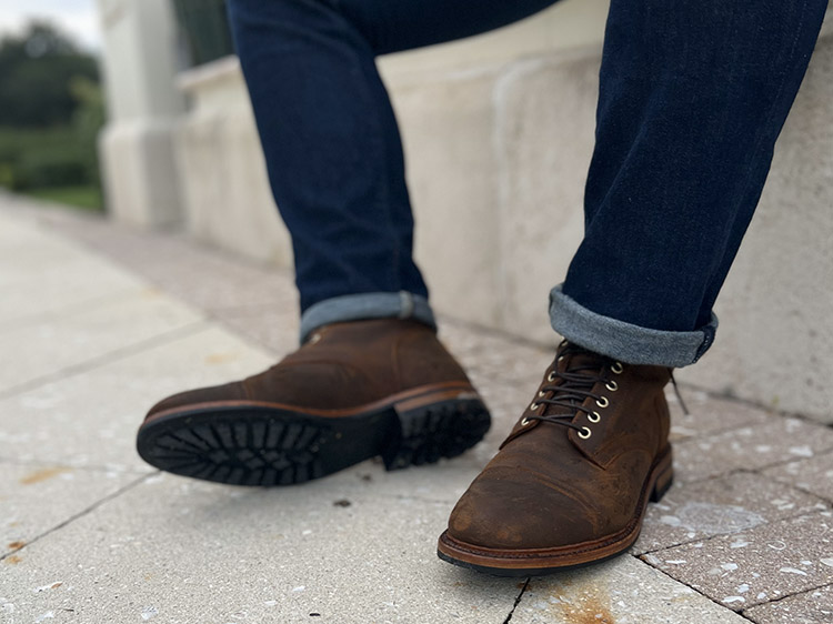 Rust Waxy Boots by Parkhurst Brand