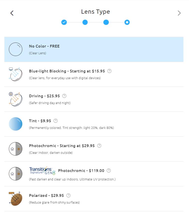 Lens Tinting Options From Firmoo