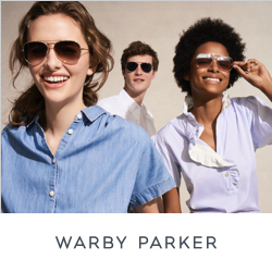 Warby Parker Sunglasses Banner