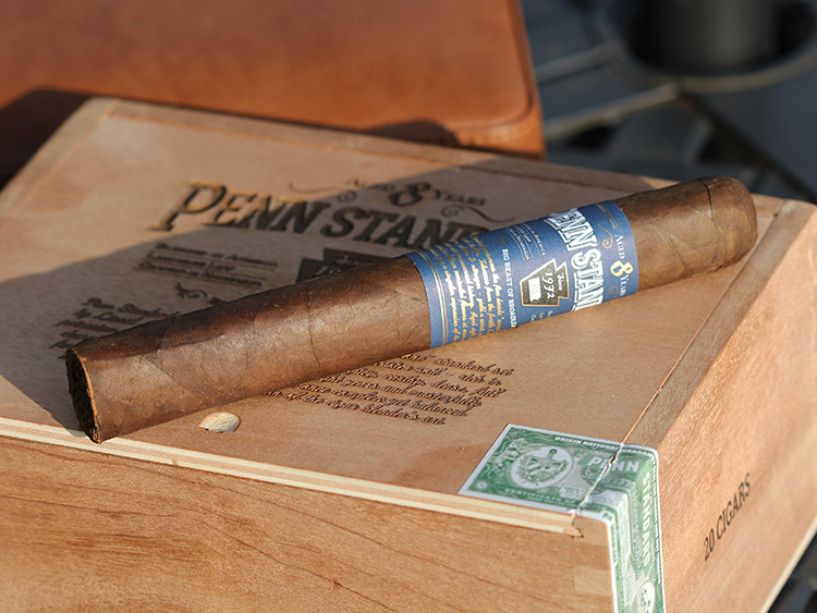 Penn Standard Cigar On Wooden Box