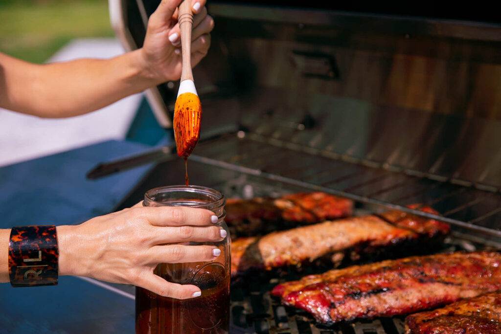 smoked pork ribs