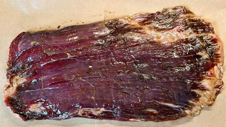 Juicy Smoked Flank Steak