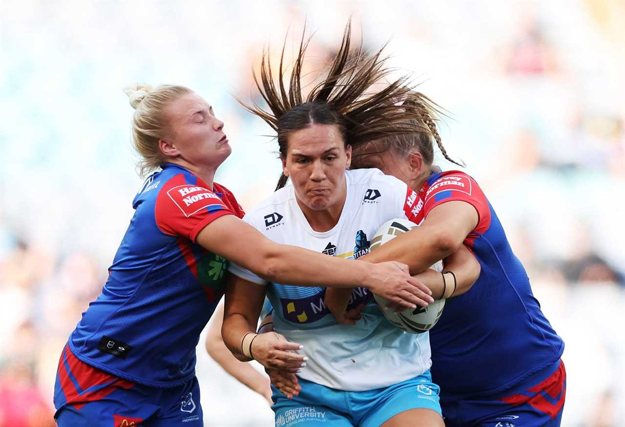 Oh what a Knight: Upton masterclass inspires Newcastle to back-to-back NRLW titles in epic comeback over Titans