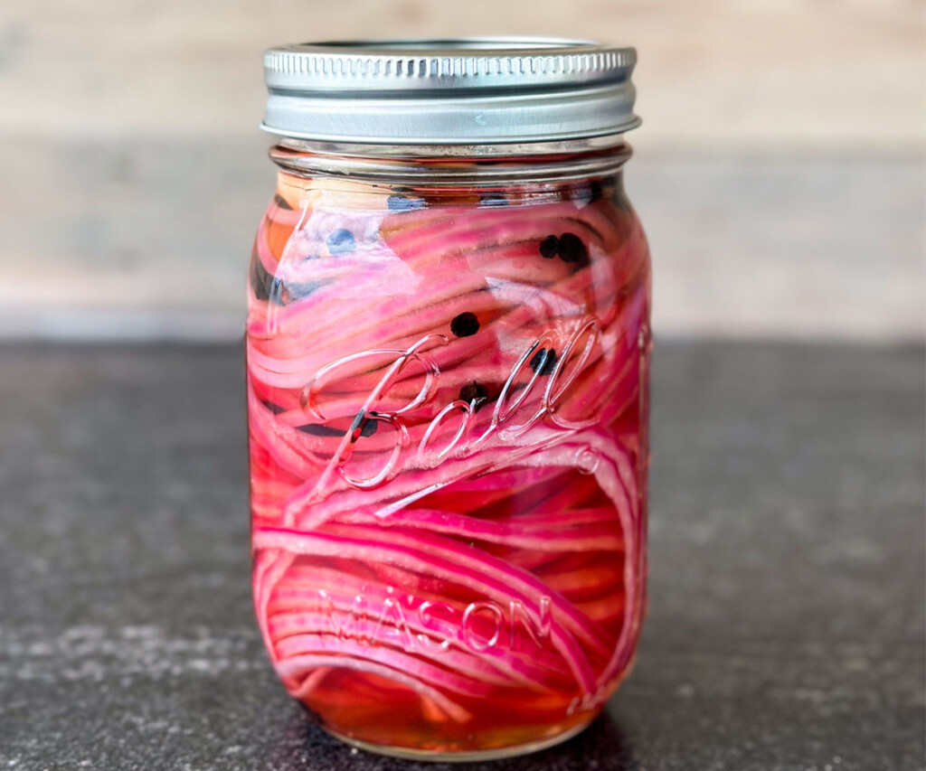 pickled red onions