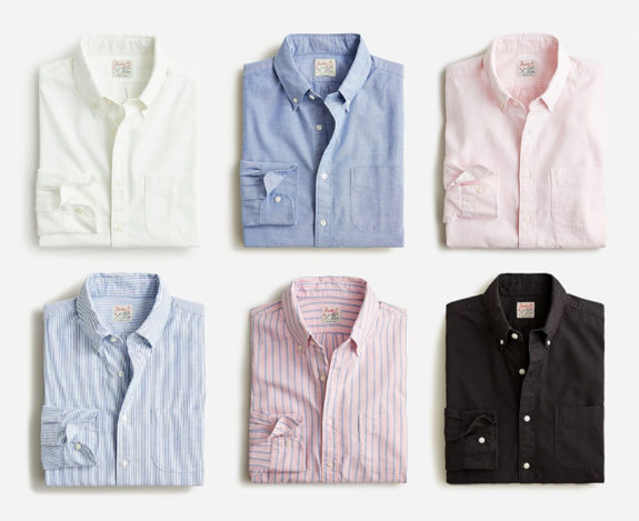 Broken-in Organic Cotton Oxford Shirts