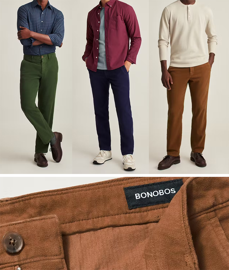 Bonobos Stretch Italian Moleskin Trouser