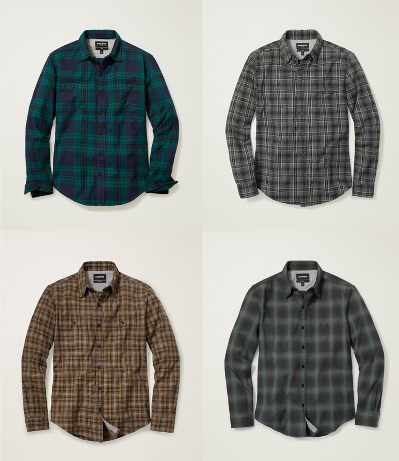 Bonobos Stretch Flannel Shirts