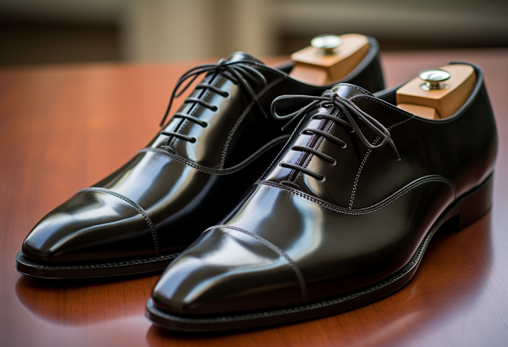 ideally polished dress shoes